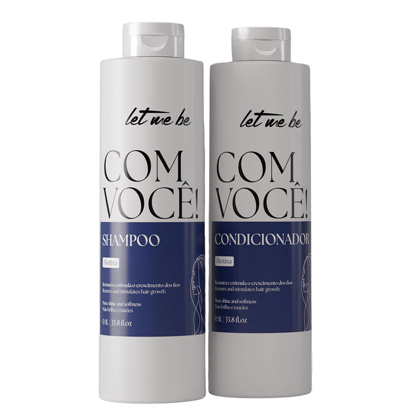 Kit Com Você Biotina Shampoo + Condicionador - 1 L cada
